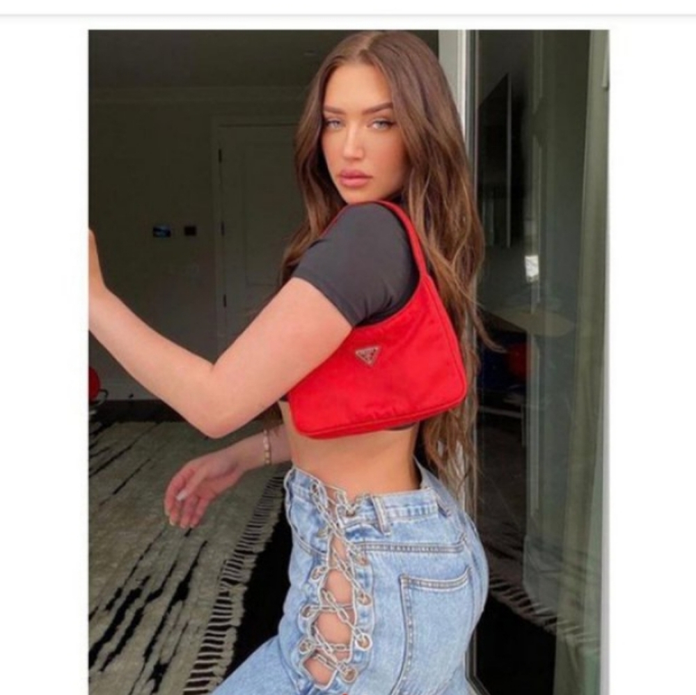 Womens fashion nova jeans as seen on Stassie